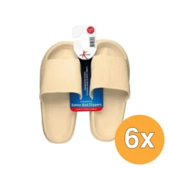 6x Lucovitaal Orth. Badslippers 41-42 Beige (1 paar)