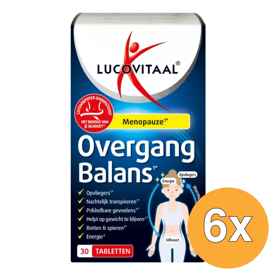 6x Lucovitaal Overgang Balans (30 tabletten)