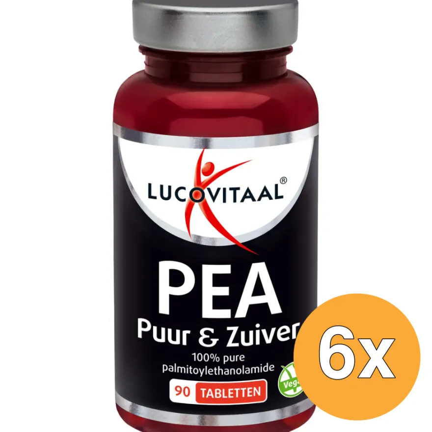 6x Lucovitaal Pea Puur & Zuiver (90 Tabletten)