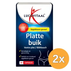 2x Lucovitaal Platte Buik (30 capsules)