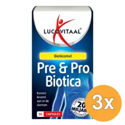 3x Lucovitaal Pre & Probiotica (30 capsules)