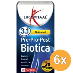 6x Lucovitaal Pre Pro Post Biotica (30 capsules)