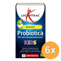 6x Lucovitaal Probiotica Kids (30 kauwtabletten)