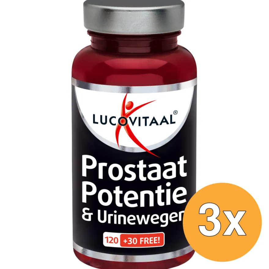 3x Lucovitaal Prostaat, Potentie en Urinewegen (150 capsules)