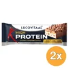 2x Lucovitaal Protein High reep -Crunchy Amandel Toffee Vega (1 stuk)