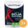 3x Lucovitaal Proteïne Soja poeder Puur (Vegan) (250 gr)