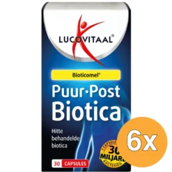 6x Lucovitaal Puur Post Probiotica (30 capsules)