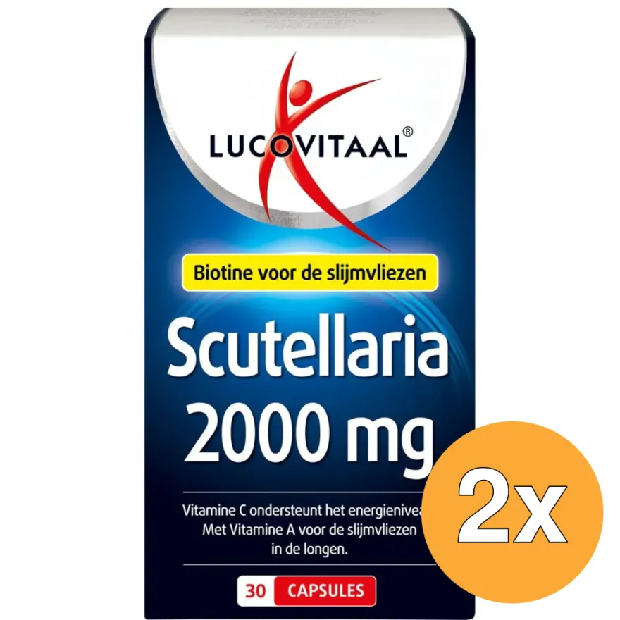 2x Lucovitaal Scutellaria 2000mg (30 capsules)