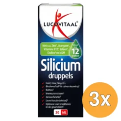 3x Lucovitaal Silicium Druppels (30 ml)
