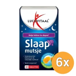 6x Lucovitaal Slaapmutsje (60 Tabletten)