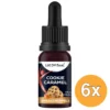 6x Lucovitaal Smaak Druppels -Cookie Caramel (Vegan) (20 ml)