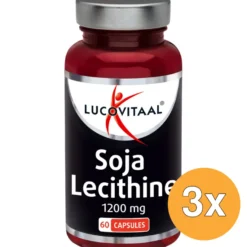 3x Lucovitaal Soja Lecithine 1200Mg (60 capsules)