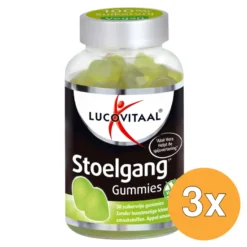 3x Lucovitaal Stoelgang (50 gummies)