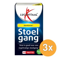 3x Lucovitaal Stoelgang Sennavrij (180 tabletten)