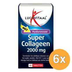 6x Lucovitaal Super Collageen 2000mg (60 tabletten)