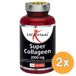 2x Lucovitaal Super Collageen 2000Mg (150 tabletten)