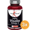 3x Lucovitaal Super Visolie Omega 3 (120 capsules)
