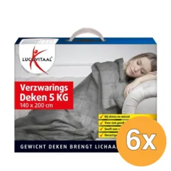 6x Lucovitaal Verzwaringsdeken (1 stuk)