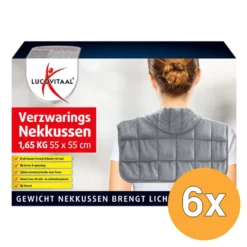 6x Lucovitaal Verzwaringsnekkussen (1 stuk)