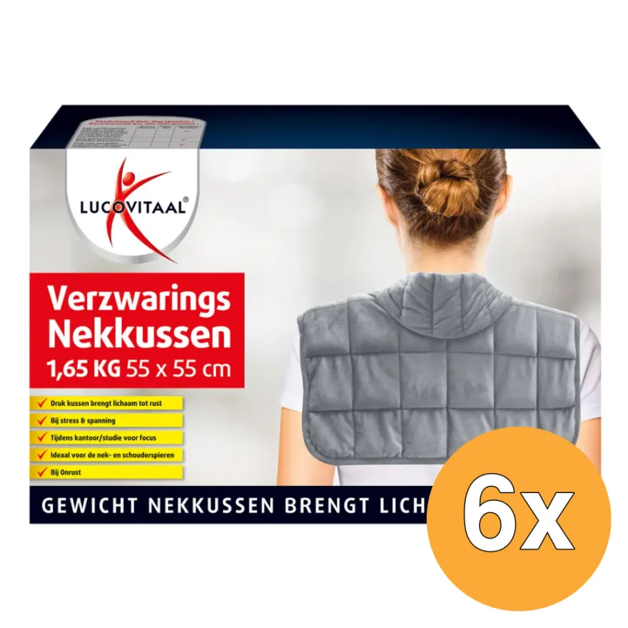 6x Lucovitaal Verzwaringsnekkussen (1 stuk)