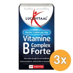 3x Lucovitaal Vitamine B Complex Forte (60 tabletten)