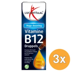 3x Lucovitaal Vitamine B12 Druppels (50 ml)