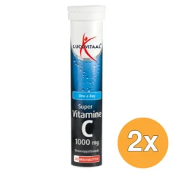 2x Lucovitaal Vitamine C 1000mg (20 bruistabletten)