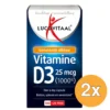 2x Lucovitaal Vitamine D3 25mcg (120 capsules)