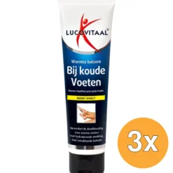 3x Lucovitaal Voeten Warmte Balsem (75 ml)