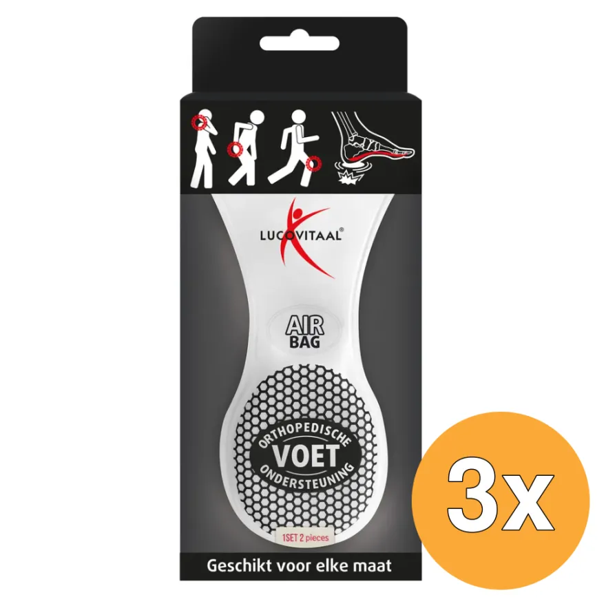 3x Lucovitaal Voetondersteuning (1 paar)