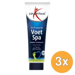 3x Lucovitaal Voetspa Exfolieer & Hydrateer (75 ml)
