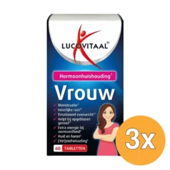3x Lucovitaal Vrouw Hormoonhuishouding (60 tabletten)