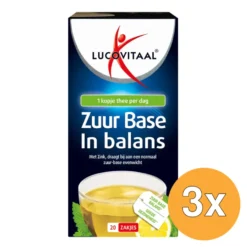 3x Lucovitaal Zuur Base Balans Thee (20 zakjes)
