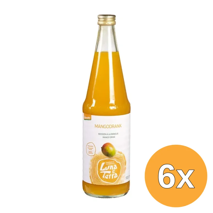 6x Luna E Terra Mangodrank (700 ml)