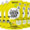 6x Marcel’s Green Soap Afwasmiddel Lemon & Bergamot Navulling (500 ml)