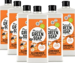 6x Marcel’s Green Soap Allesreiniger sinaasappel & jasmijn (750 ml)