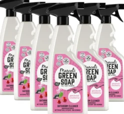 6x Marcel’s Green Soap badkamerspray patchouli & cranberry (500 ml)