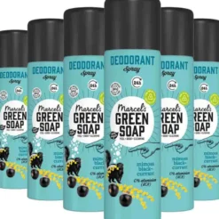 6x Marcel’s Green Soap Deospray Mimosa Blackcurrant (150 ml)