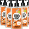 6x Marcel’s Green Soap Handzeep sinaasappel & jasmijn (500 ml)