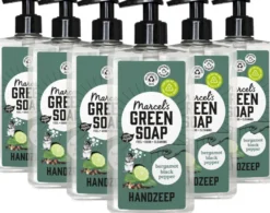 6x Marcel’s Green Soap Handzeep Bergamot & Black Pepper (500 ml)