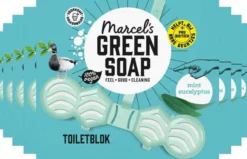 8x Marcel’s Green Soap Toiletblok Munt & Eucalyptus (35 gr)