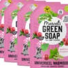 4x Marcel’s Green Soap Wasmiddel Universeel Patchouli & Cranberry Navulling (1000 ml)