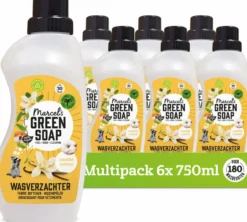 6x Marcel’s Green Soap Wasverzachter Vanille & Katoen (750 ml)