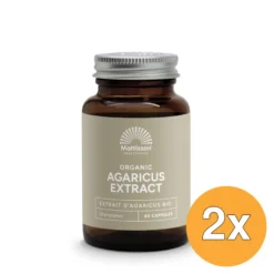 2x Mattisson Agaricus Extract 400Mg Bio (60 capsules)