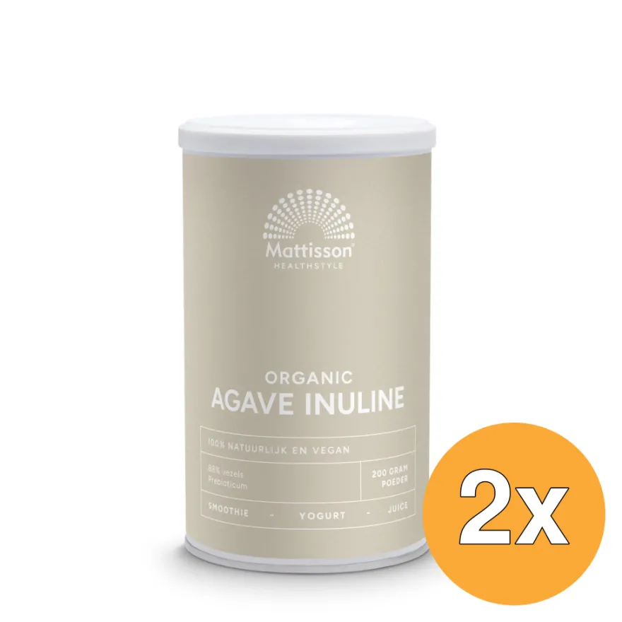 2x Mattisson Agave Inuline Bio (200 gr)