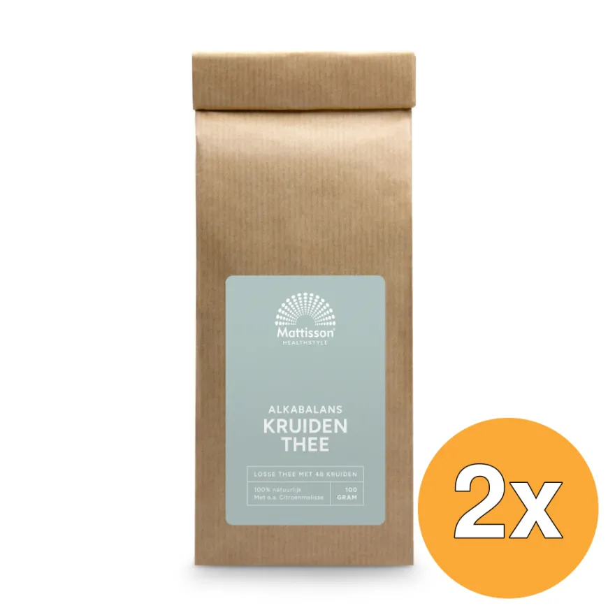 2x Mattisson Alkabalans Zuur Base Kruidenthee (100 gr)