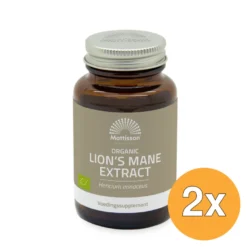 2x Mattisson Biologische Lion’S Mane Extract 500 Mg (60 capsules)