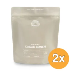 2x Mattisson Cacao Bonen Raw Bio (450 gr)
