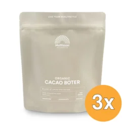 3x Mattisson Cacao Boter Bio (300 gr)