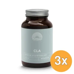 3x Mattisson Cla Linolzuur 800Mg (90 capsules)